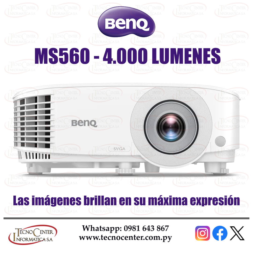 Proyector BenQ MS560 SVGA 4000 Lúmenes